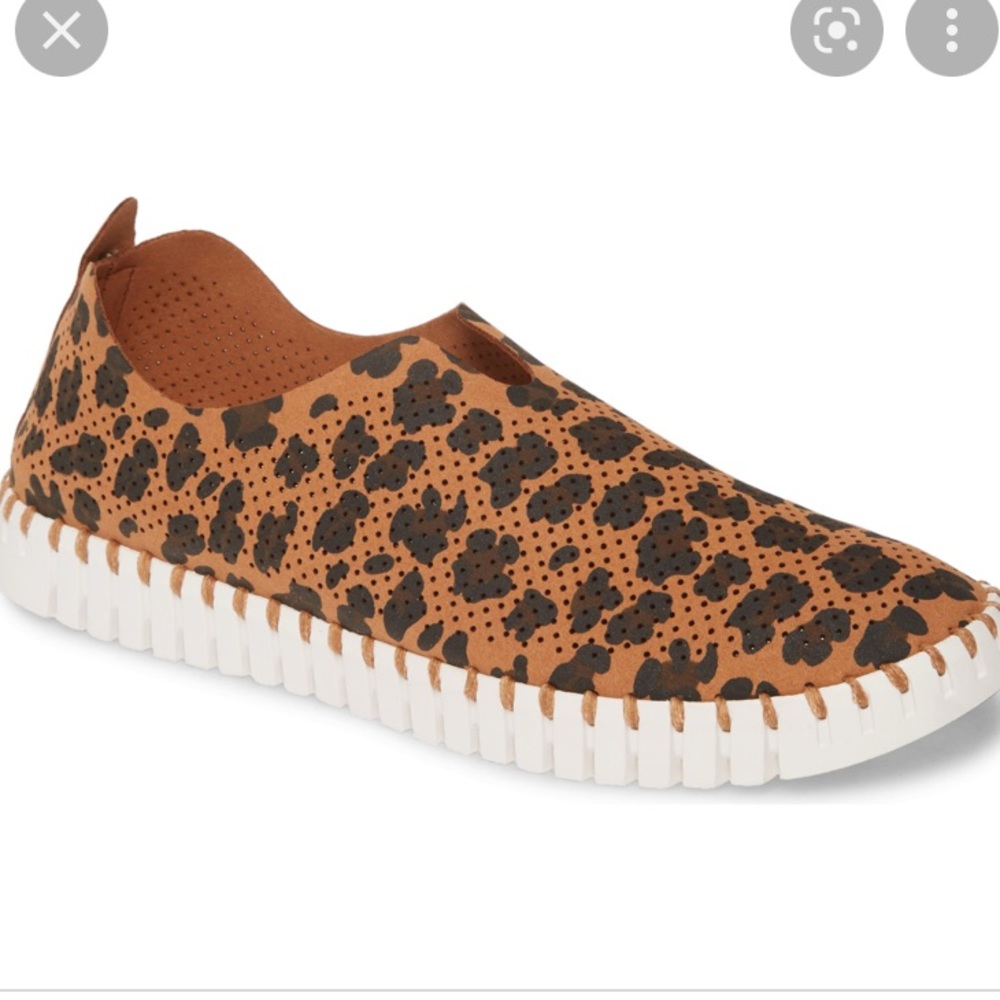 Isle Jacobsen Tulip Flat in brown leopard